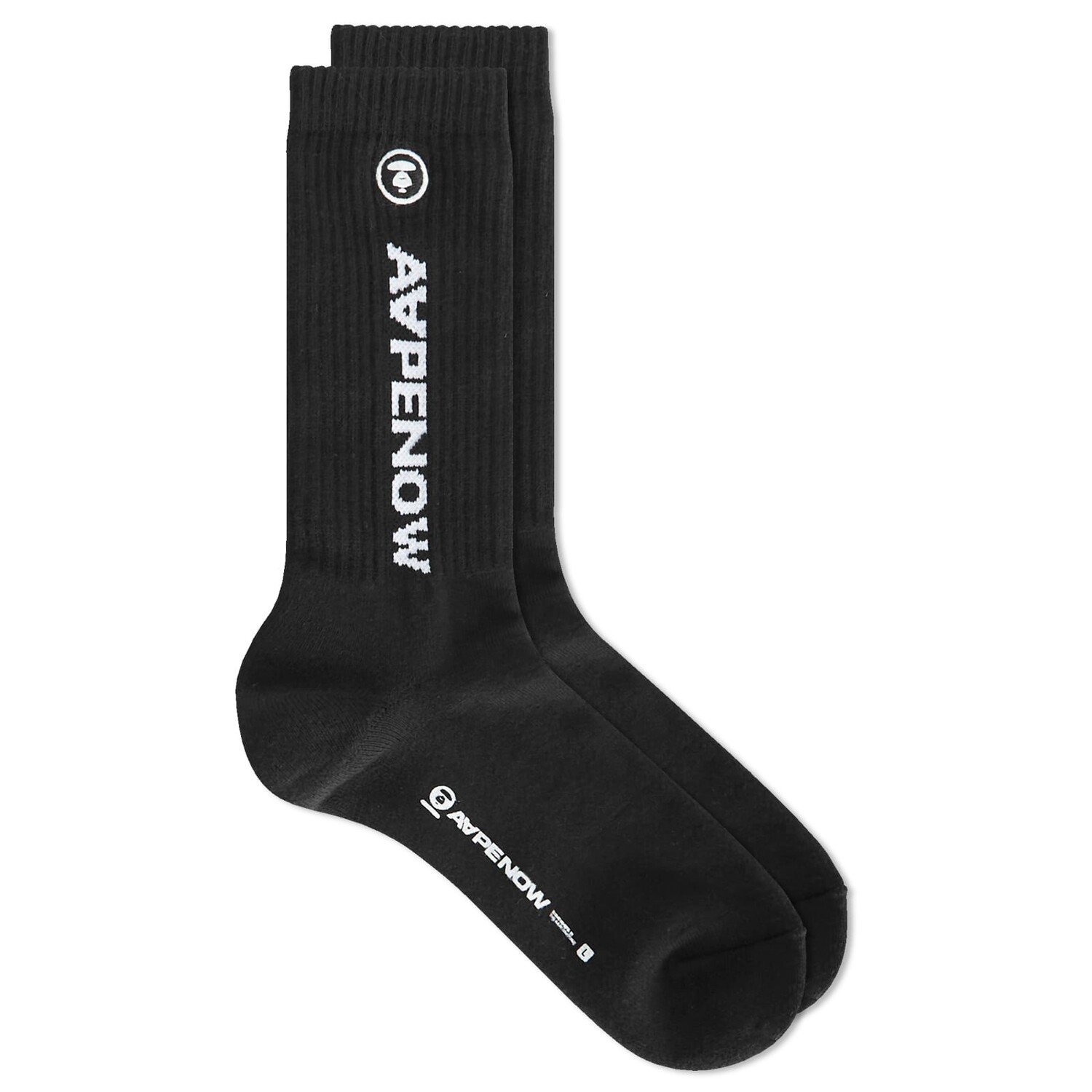 

Носки Aape Ribbed Sport Sock, черный