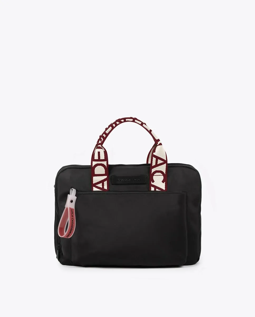 

Женский портфель для документов на молнии Lola Casademunt, черный