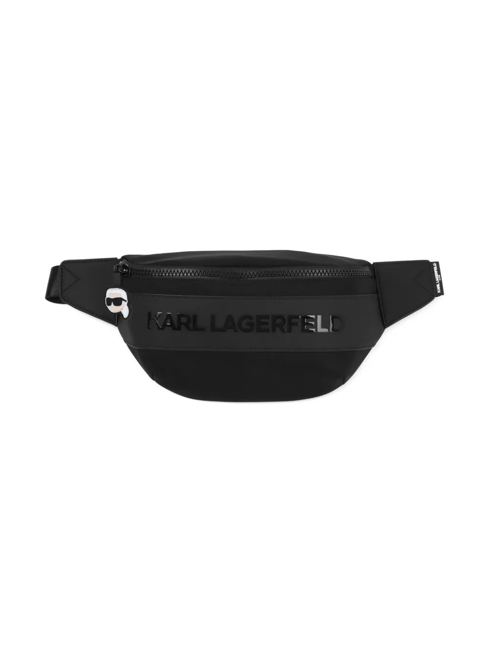 

Поясная сумка с логотипом KARL LAGERFELD KIDS, черный