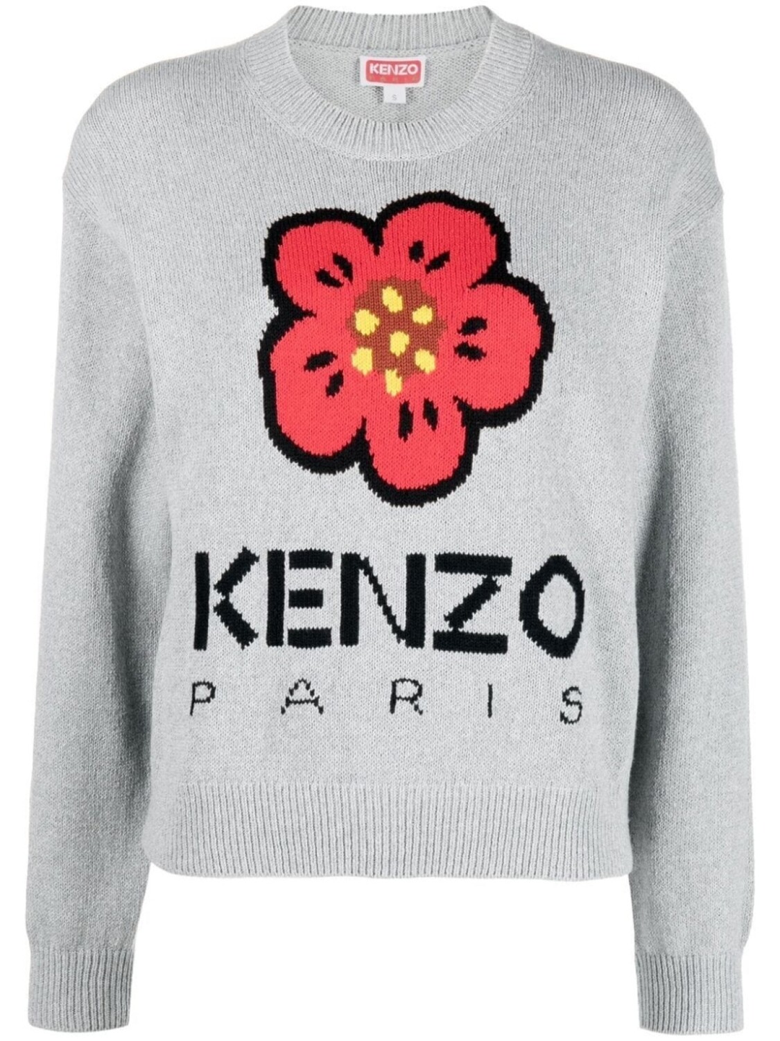 

Kenzo джемпер Boke Flower, серый