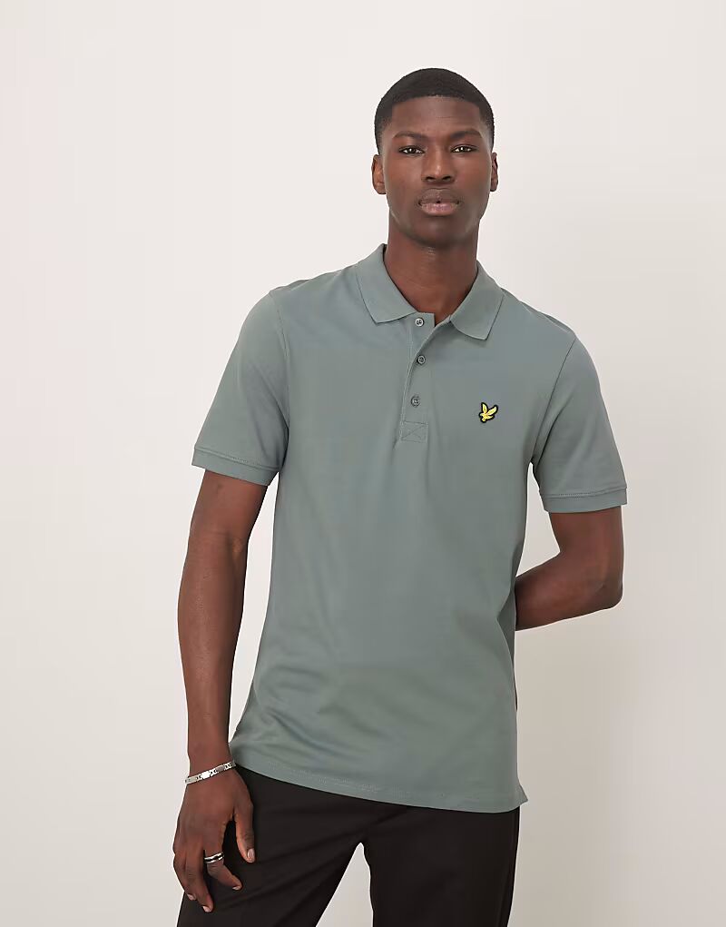 

Рубашка поло Lyle & Scott зеленого цвета