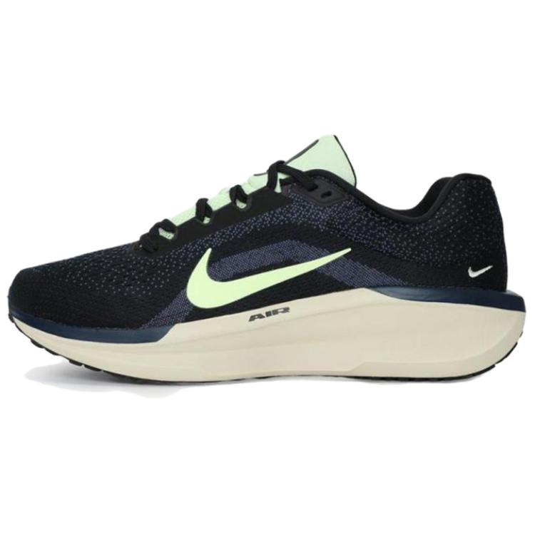 

Nike Кроссовки AIR WINFLO 11 с низким верхом, износостойкие, мужские, цвет: черный, синий