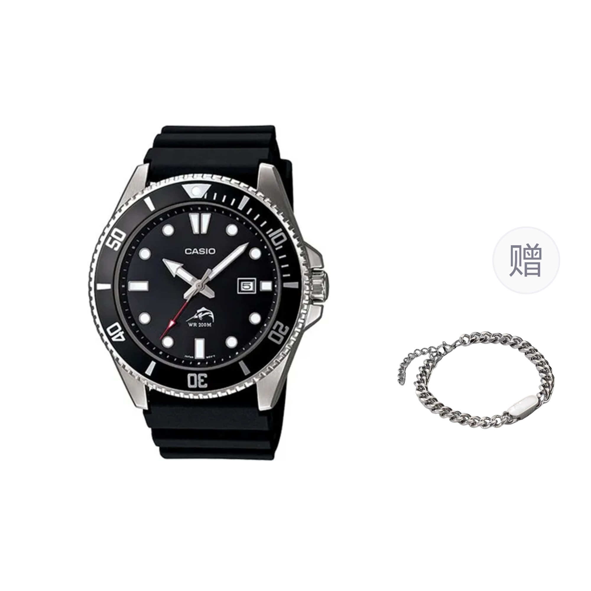 

CASIO Часы Men Black Watch, Black