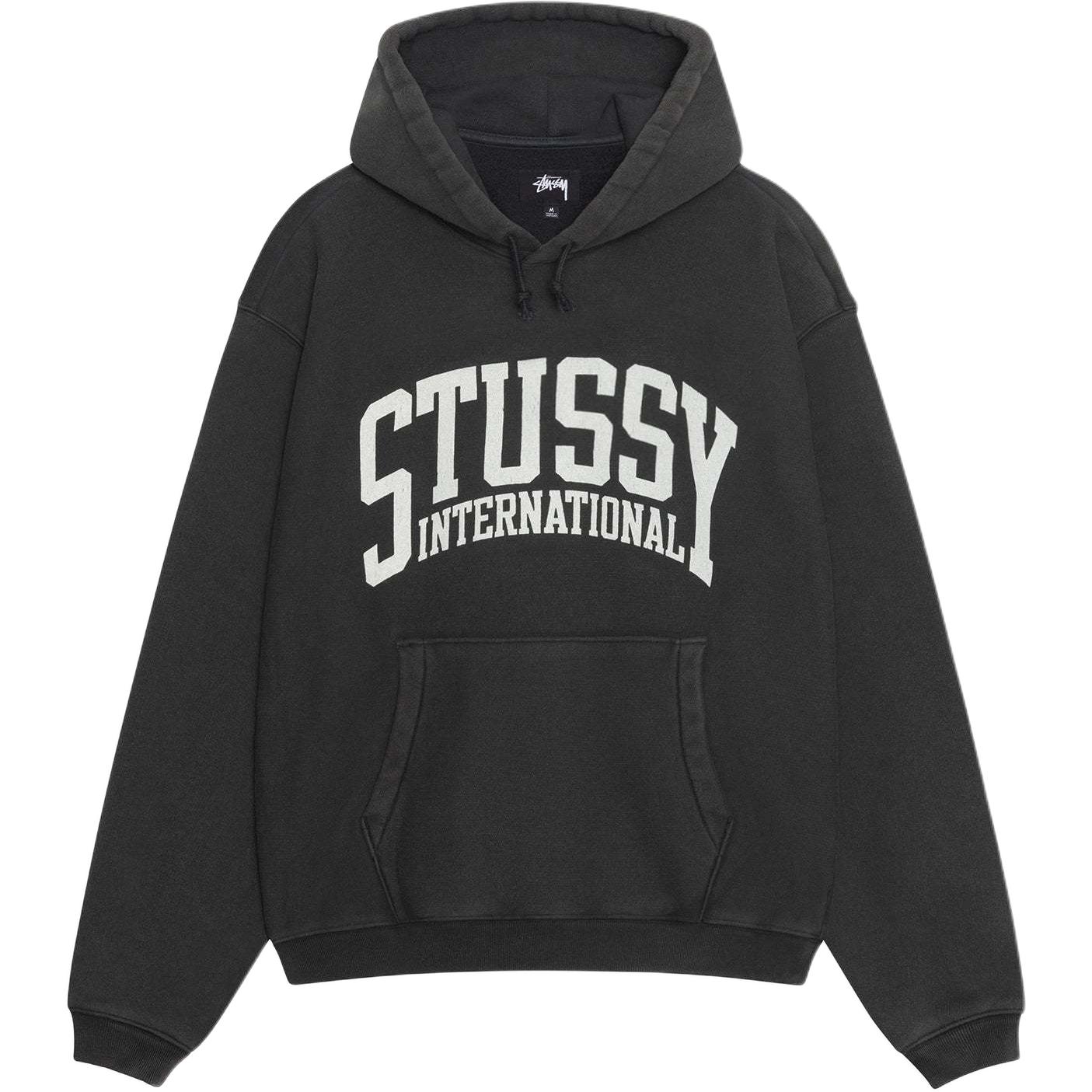 

Международный расслабленный худи Stussy, темный циан