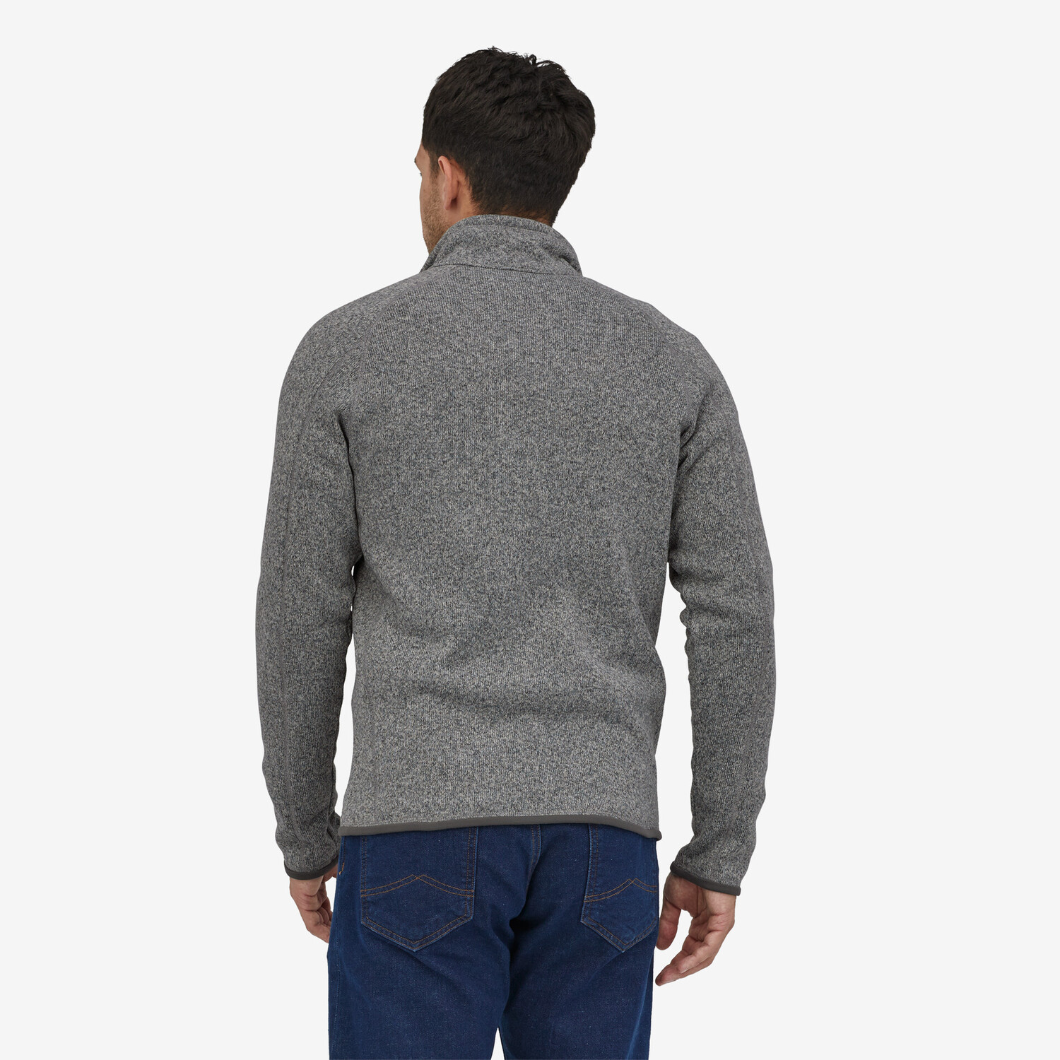 Мужская флисовая куртка Patagonia, цвет Stonewash — фото 3