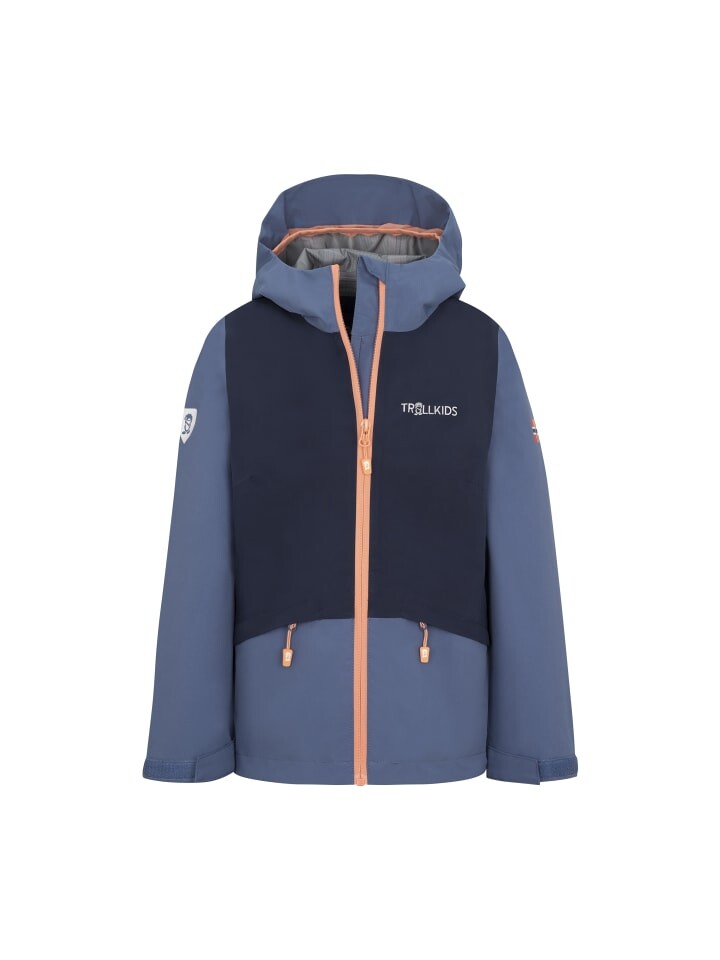 

Куртка Trollkids Gjende, цвет lotus blue