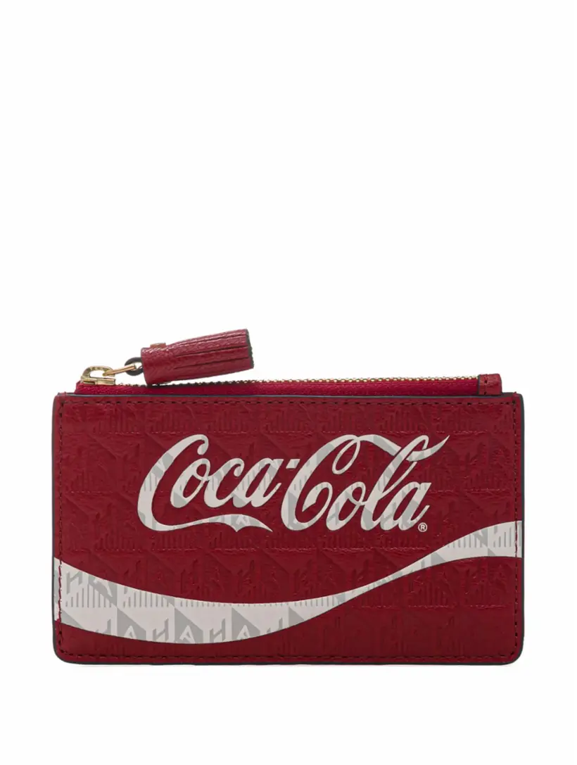 

Кожаная визитница Coke Zero Anya Hindmarch, мультиколор