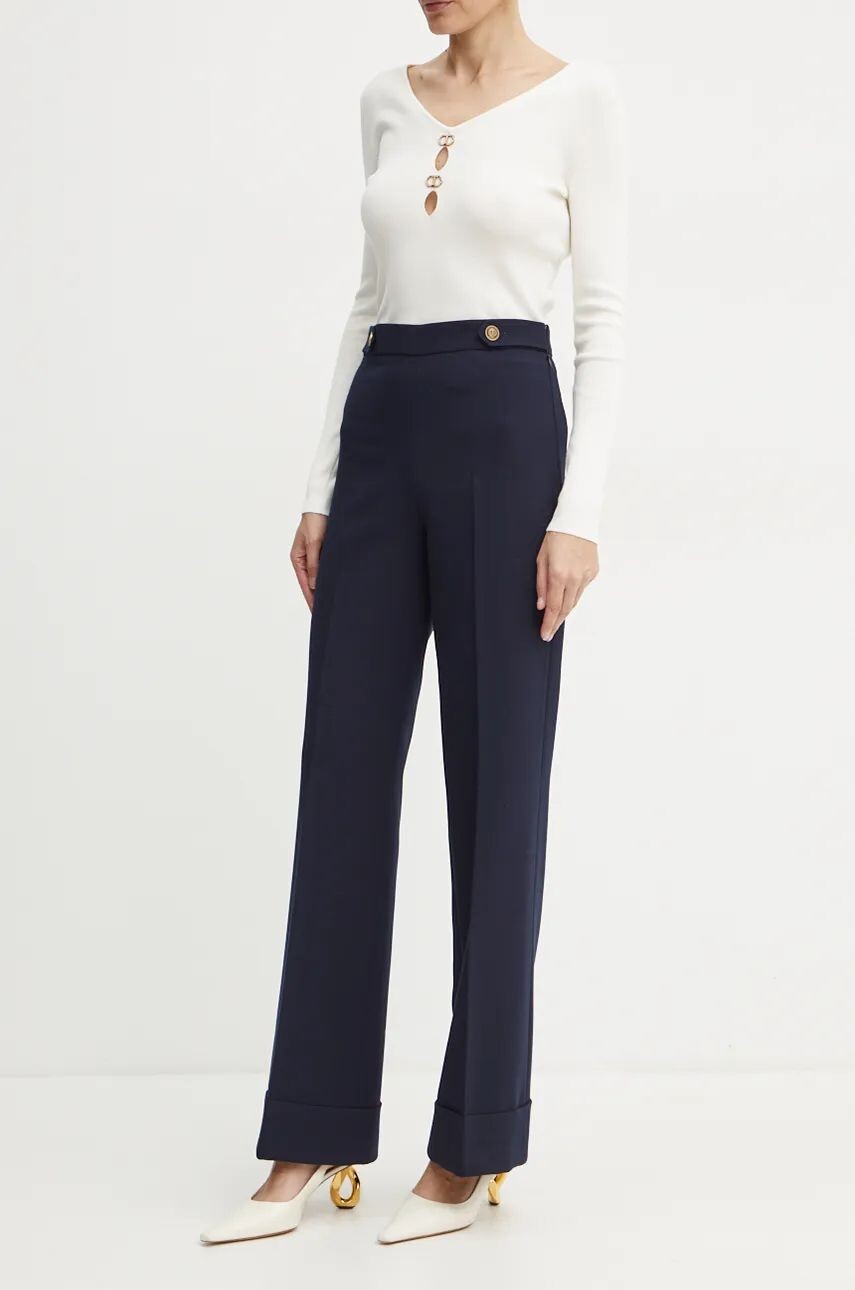 

Брюки-двойки Twinset, темно-синий