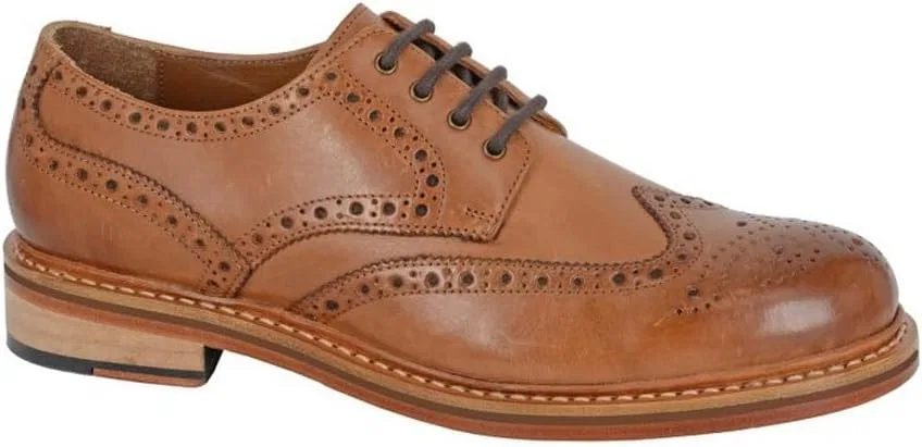 Туфли Woodland Men's Leather Brogues, Skin-Coloured