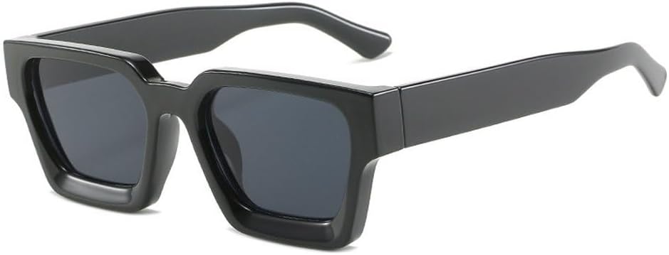 

Модные квадратные женские солнцезащитные очки класса люкс, ретро мужские солнцезащитные очки в стиле ретро с леопардовым принтом, сине-зеленые солнцезащитные очки GHVWYX, Black Grey