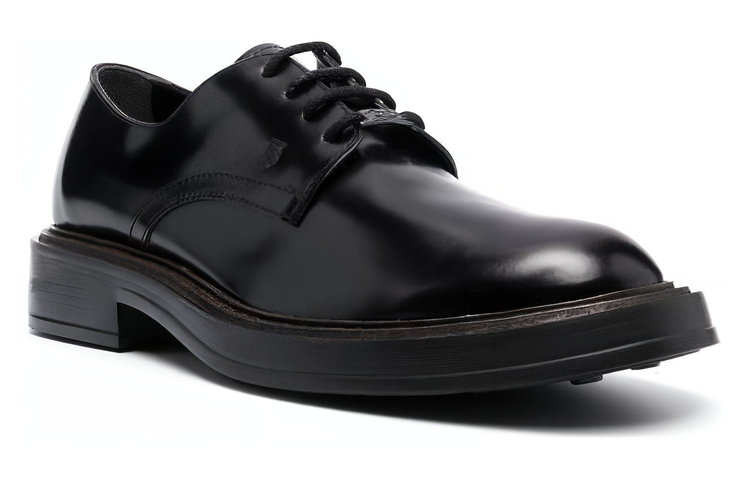 Туфли-оксфорды TOD'S с миндалевидным мысом и шнуровкой — фото 2