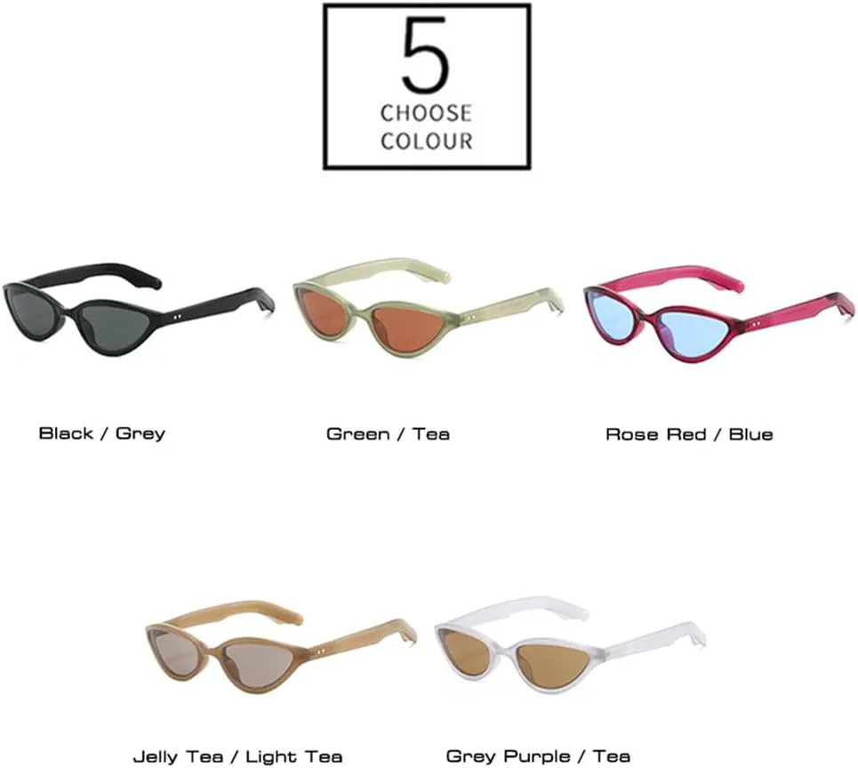 

Солнцезащитные очки UV400 с заклепками «кошачий глаз», желейного цвета, для женщин и мужчин, для бега и занятий спортом на открытом воздухе UYPTK, Green Tea