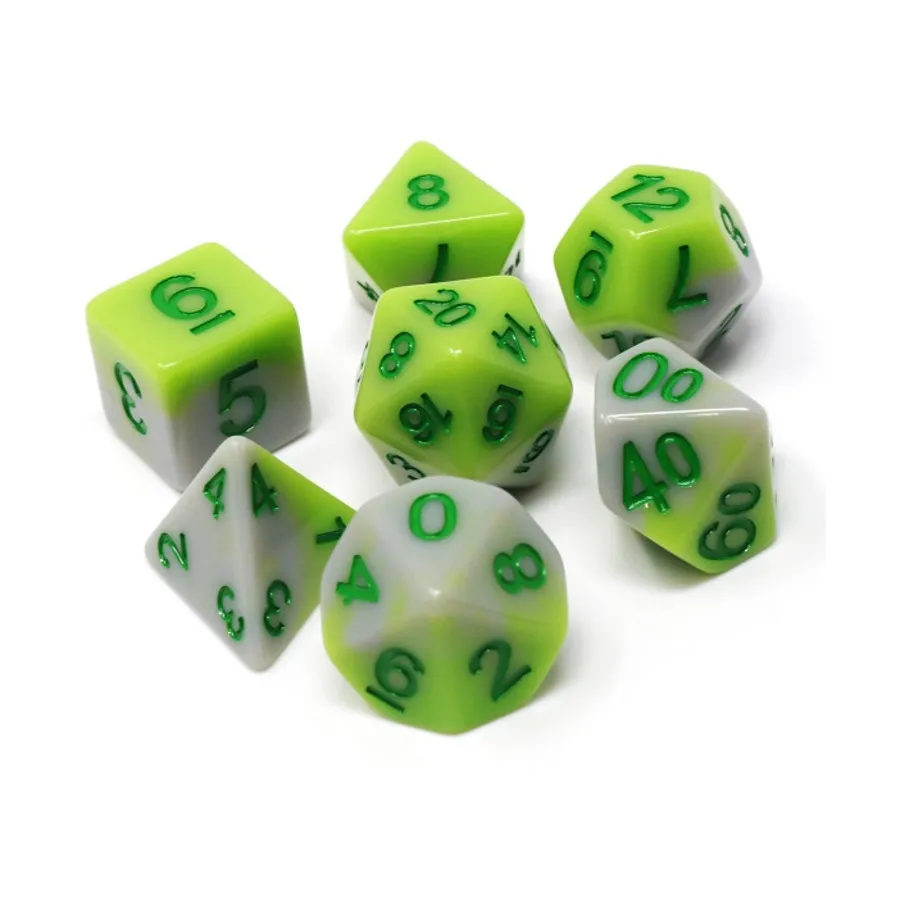 

Поли-набор - Весенний росток (7), Polymer Poly Sets (Die Hard Dice)