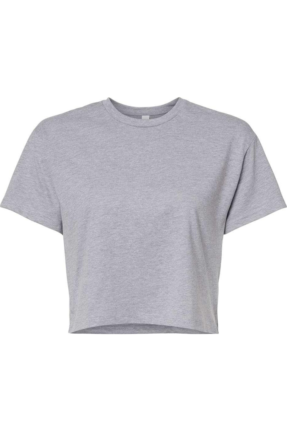 

Идеальный женский укороченный топ Next Level, цвет heather grey