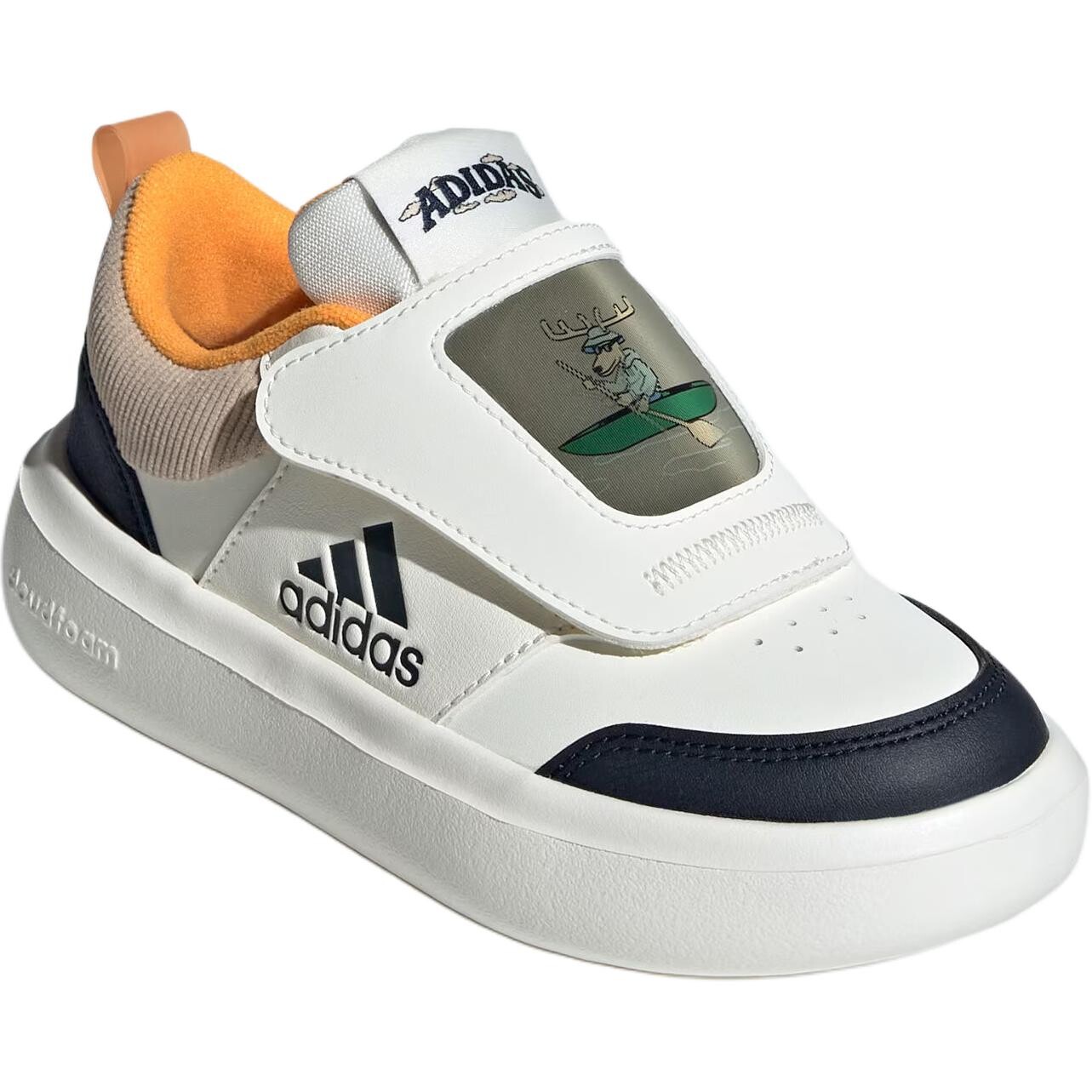 Обувь для скейтбординга Park St Kids для детей Adidas, цвет Jade White/Legend Ink/Magic Light Brown — фото 3