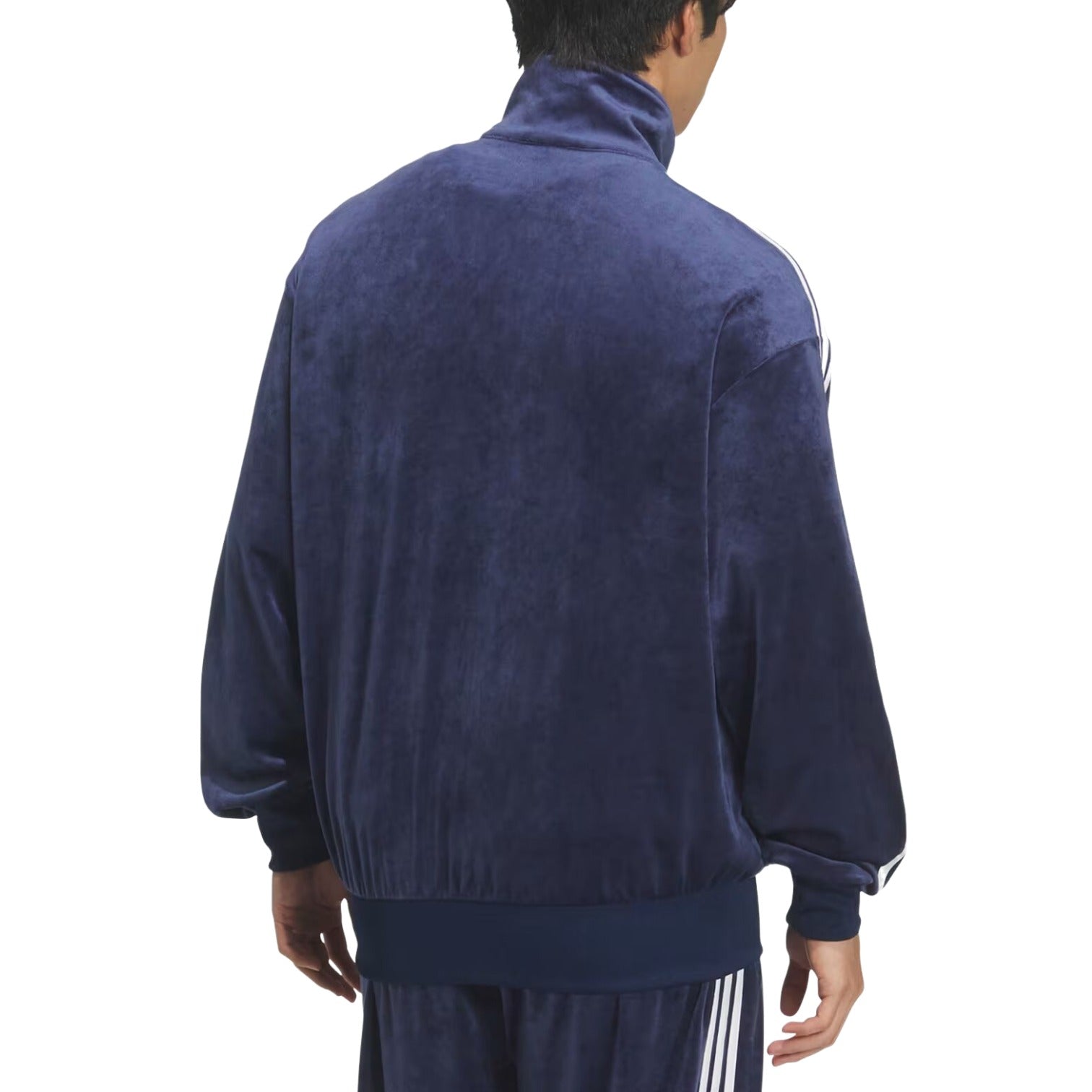 Спортивная велюровая куртка Adidas Firebird 'Night Indigo' — фото 3