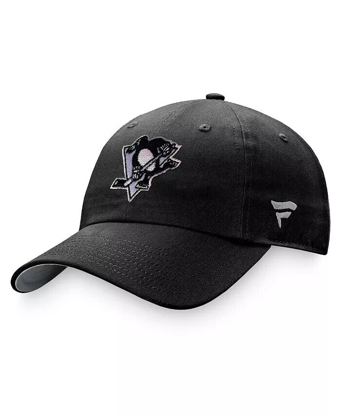 

Женская черная бейсболка Pittsburgh Penguins Iconic Glimmer Adjustable Fanatics