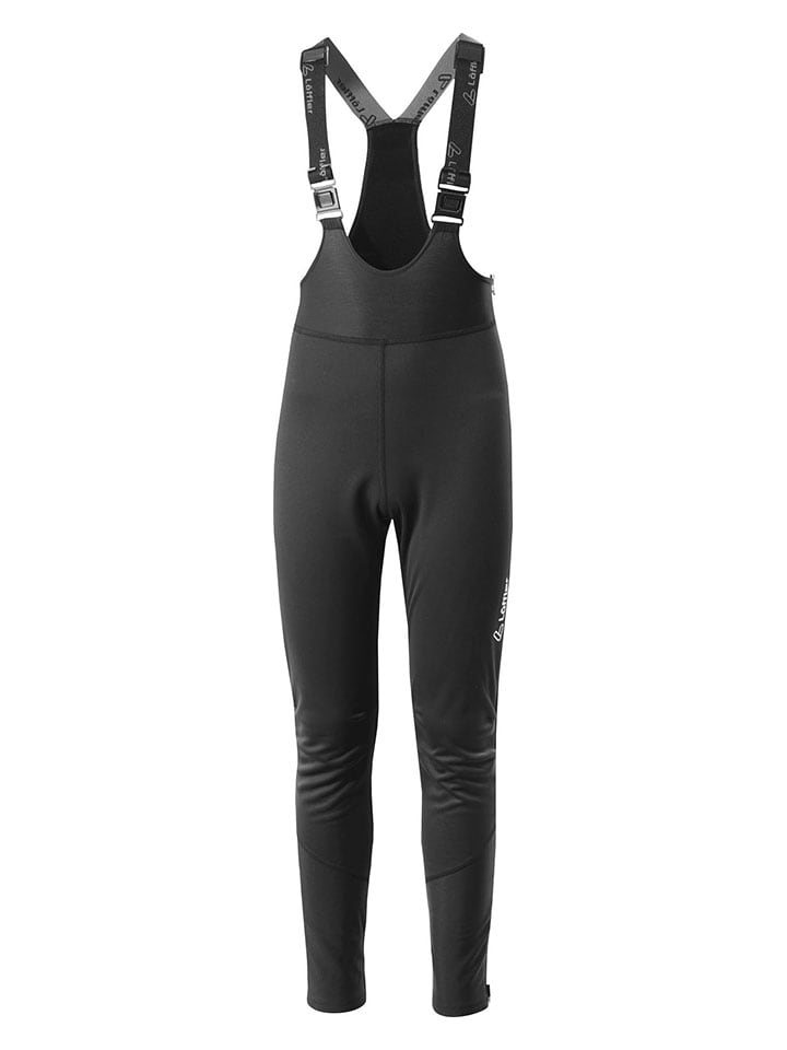 

Löffler Велосипедные леггинсы "для разминки" черного цвета