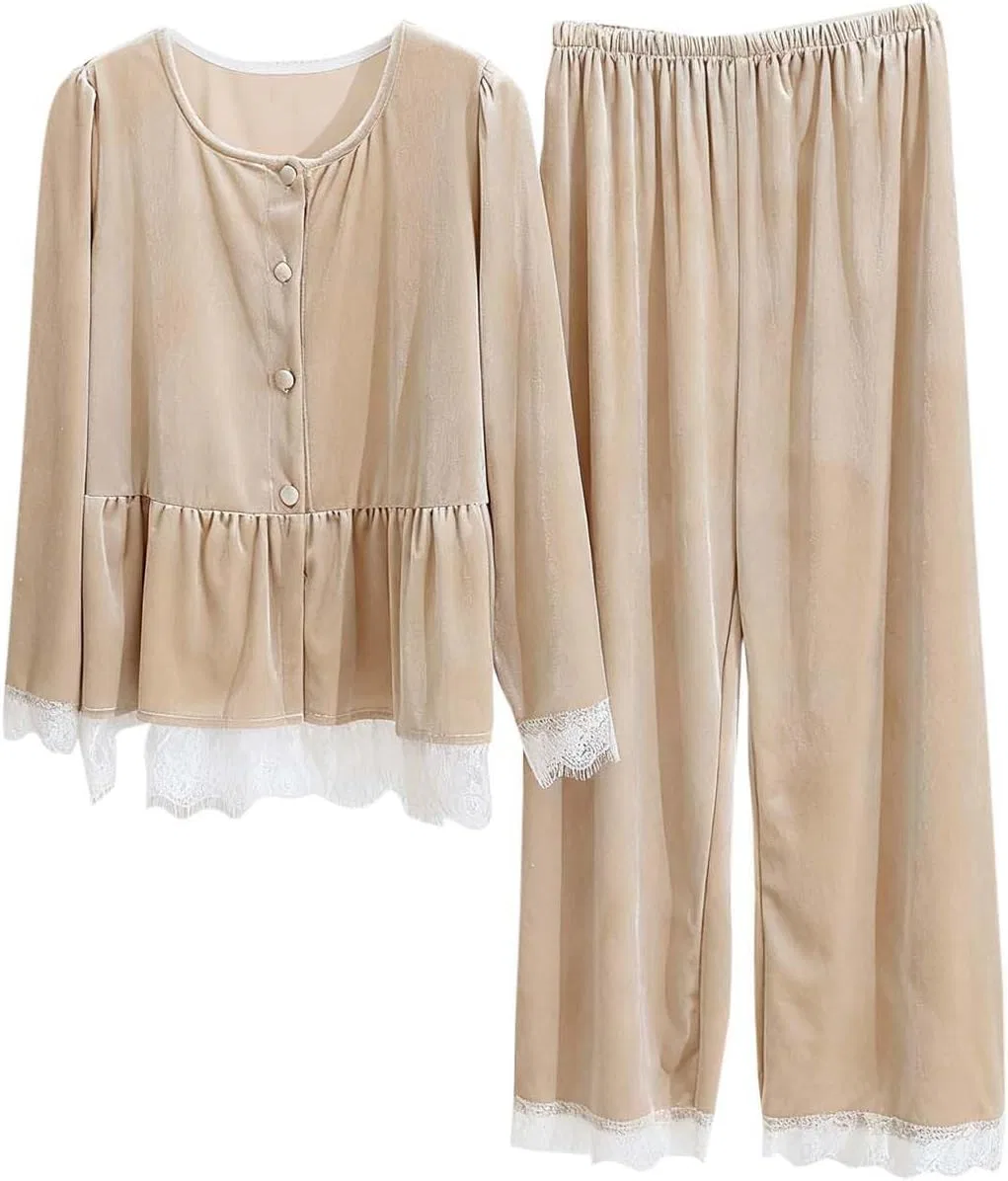 Пижама велюровая, Beige
