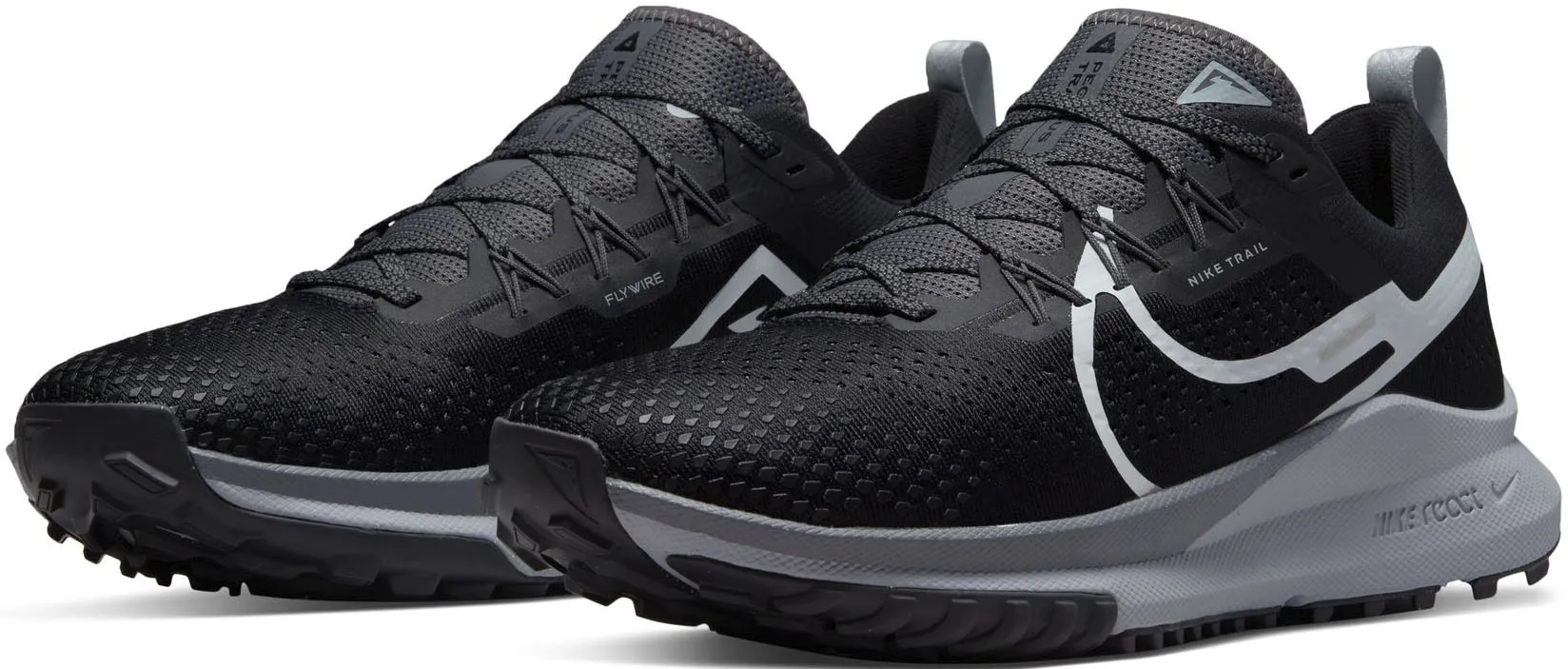 

Кроссовки Nike "PEGASUS TRAIL 4 TRAIL", цвет Black-Aura-Dark-Grey-Wolf-Grey