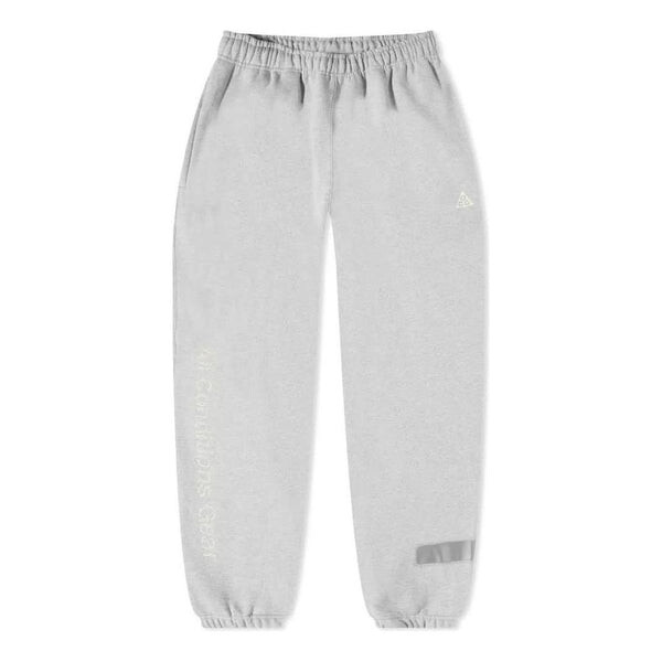 

Брюки men's acg ss22 alphabet embroidered bundle feet sports pants/trousers/joggers gray Nike, мультиколор