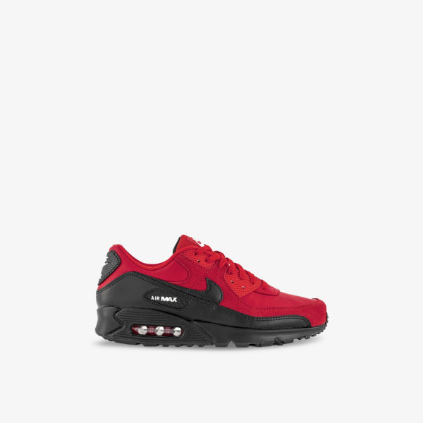 

Кроссовки Air Max 90 из кожи и сетки с низким верхом Nike, черный