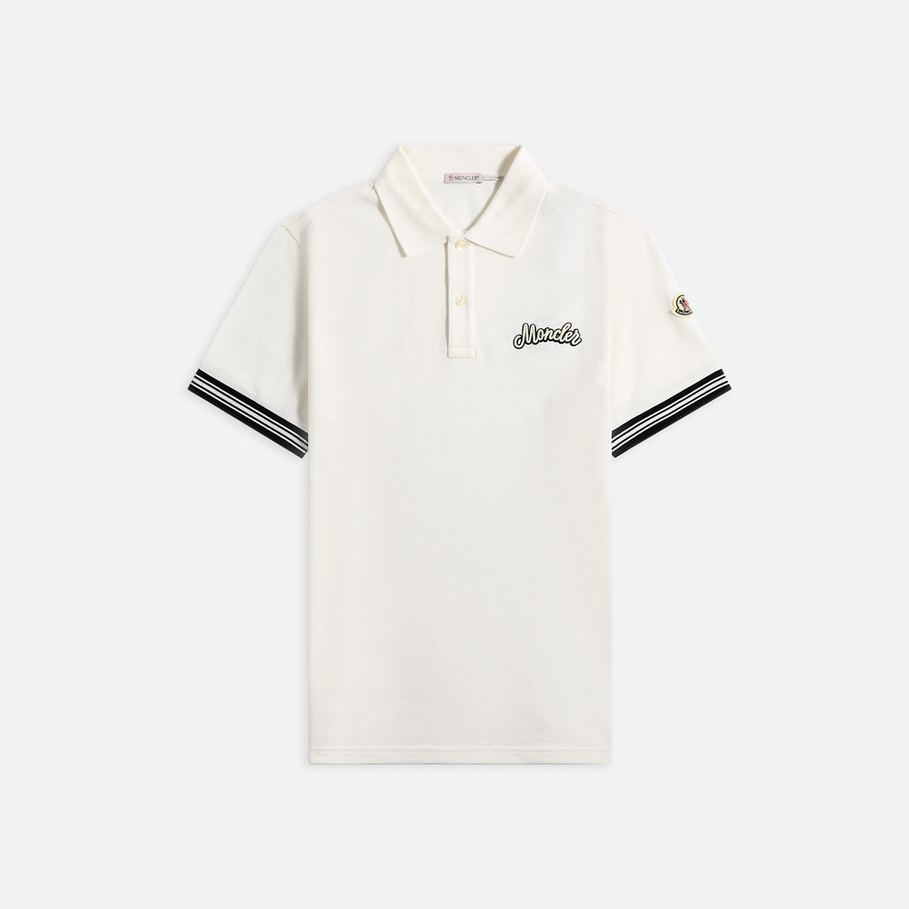 

Рубашка Moncler Cotton Pique Short Sleeve Polo, белый