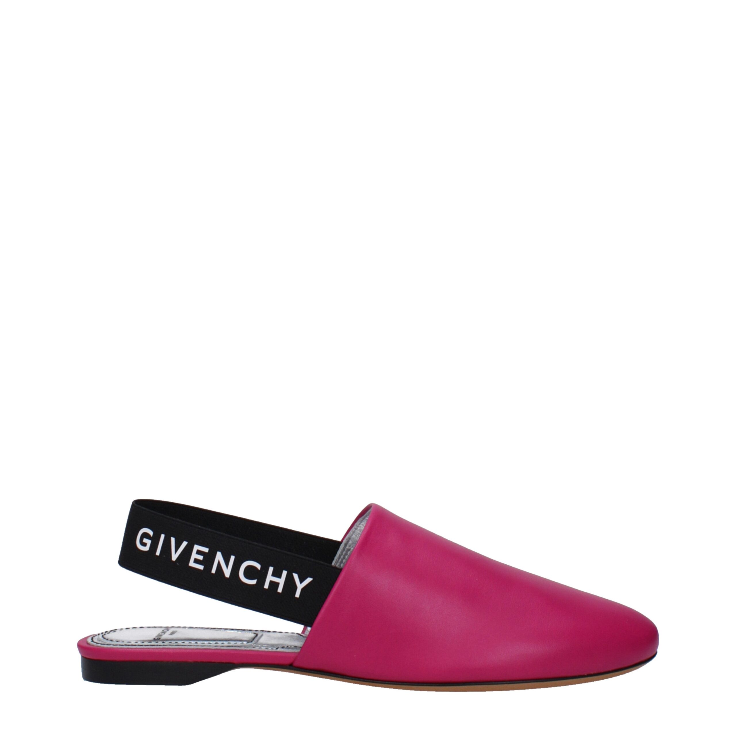 Розовые кожаные сандалии Givenchy, розовый