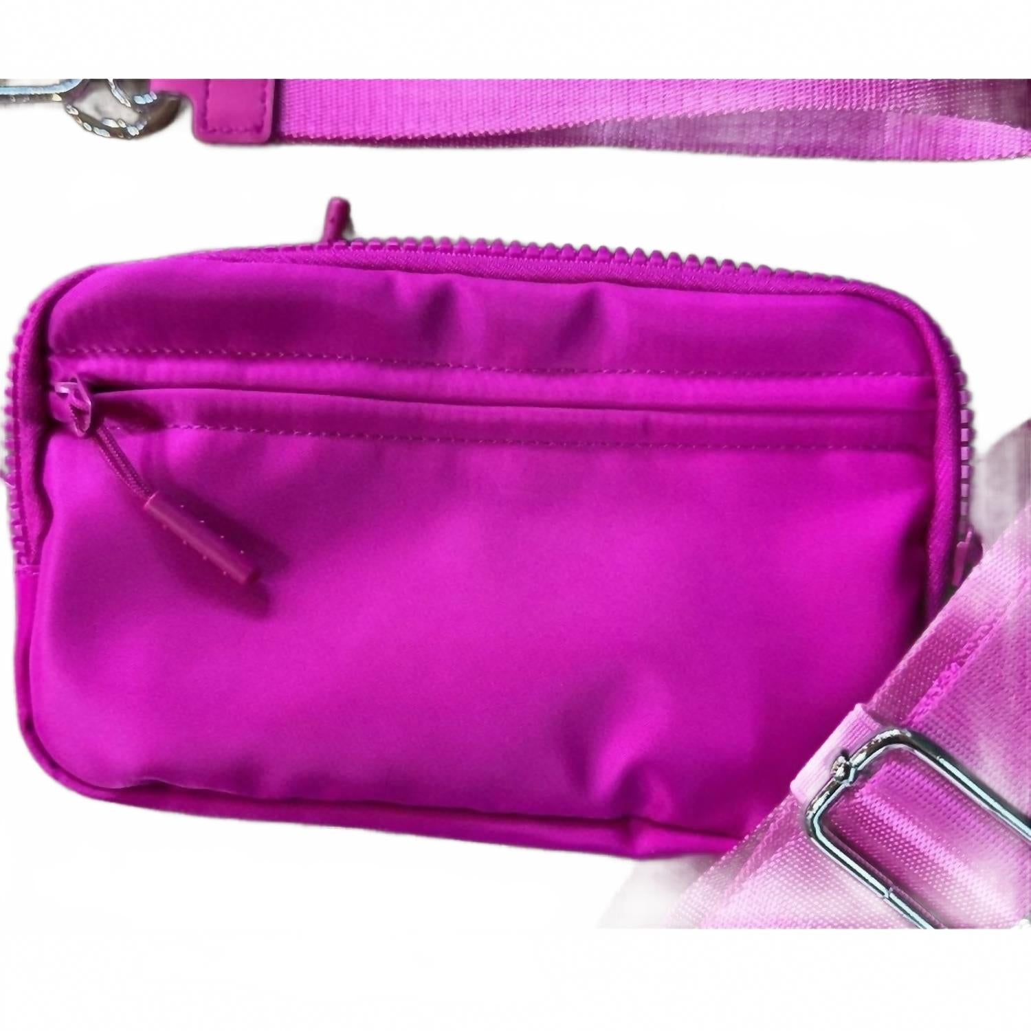 

Женская поясная сумка-кошелек Crossbody Wristlet в цвете розовая орхидея Kaydee Lynn