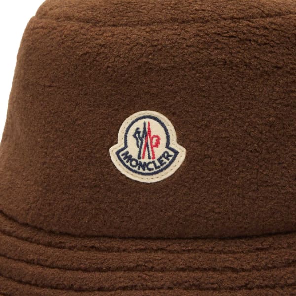 Панама из плюшевого флиса Moncler, коричневый — фото 2