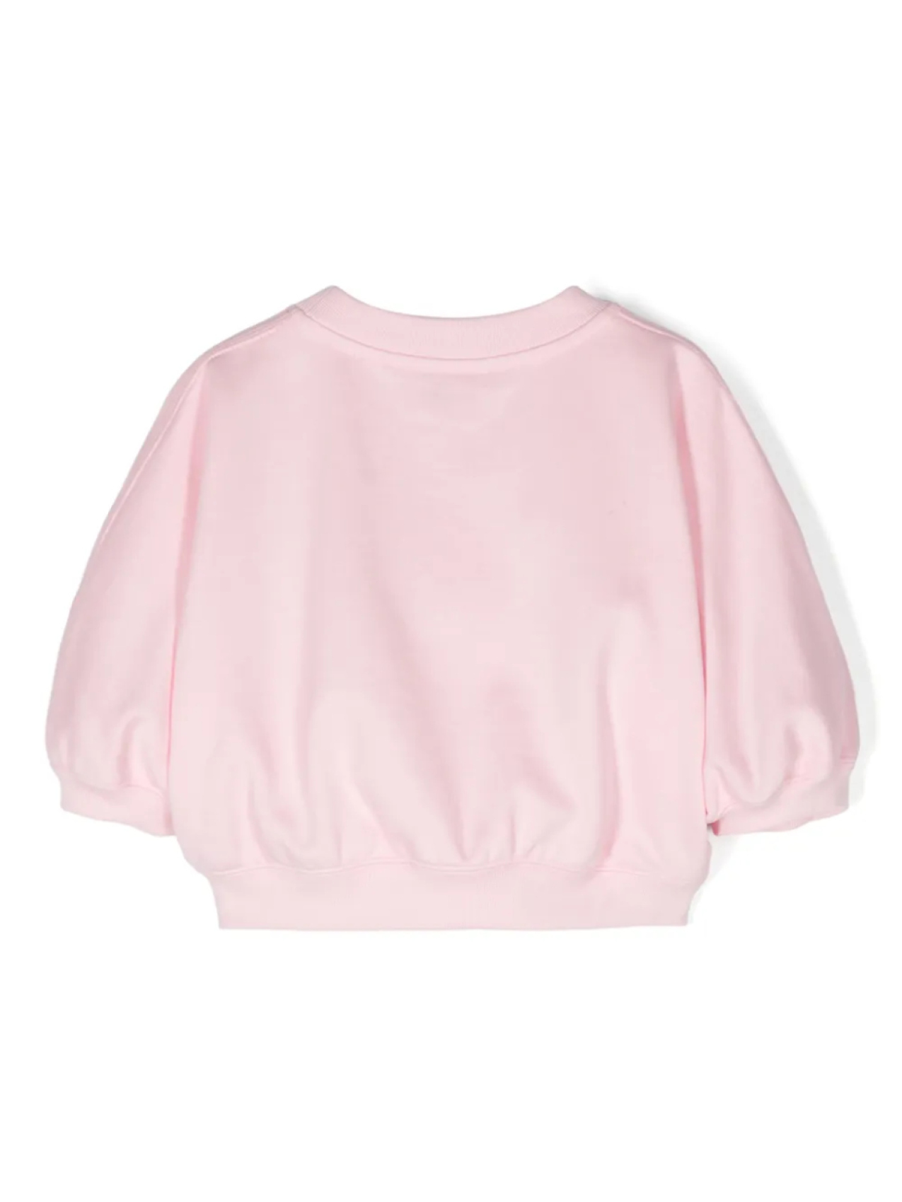 Толстовка с тисненым логотипом Fendi Kids, розовый — фото 2