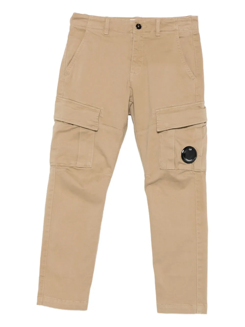 

Карго-брюки с деталью на кармане C.P. Company Kids, коричневый