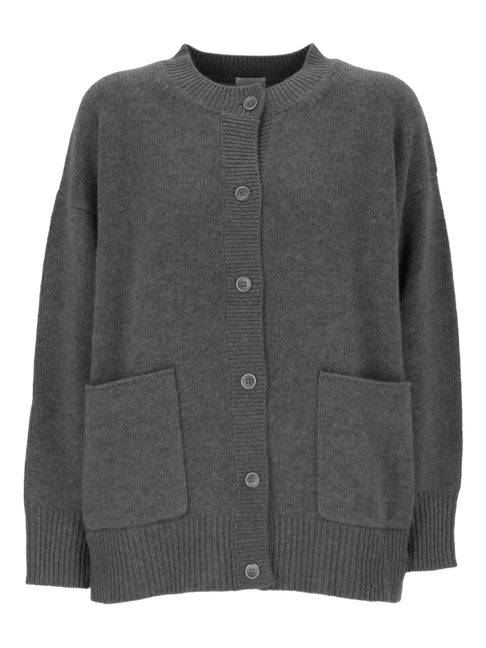 

Кардиган из смесовой шерсти Madeleine Thompson, серый