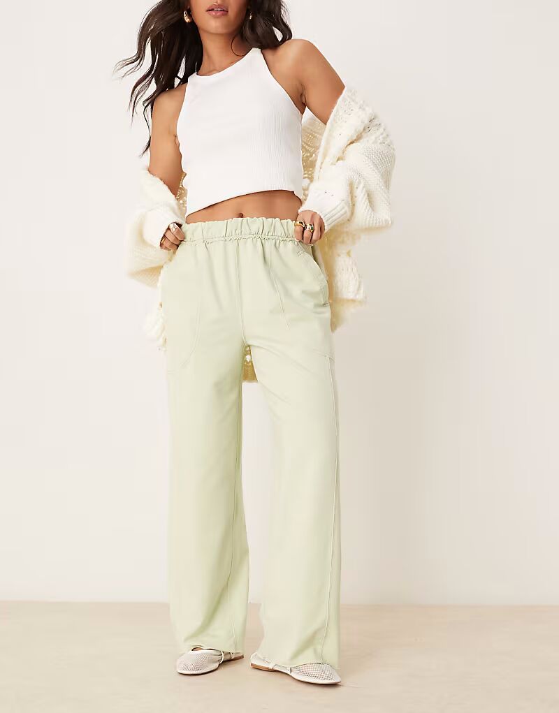 

Брюки Free People Lounge зеленого цвета
