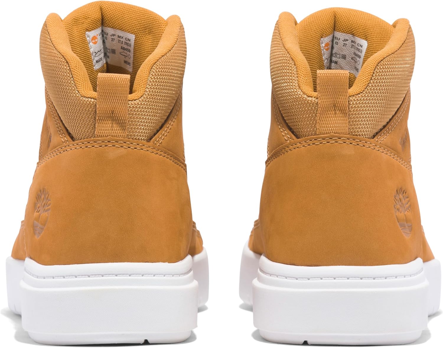 Timberland мужские кроссовки Allston Mid на шнуровке Wheat Nubuck — фото 3