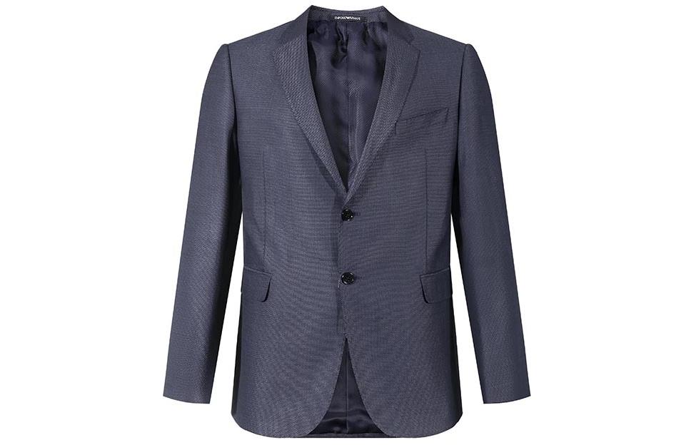 EMPORIO ARMANI Мужской деловой костюм SS24 Ночной синий — фото 4