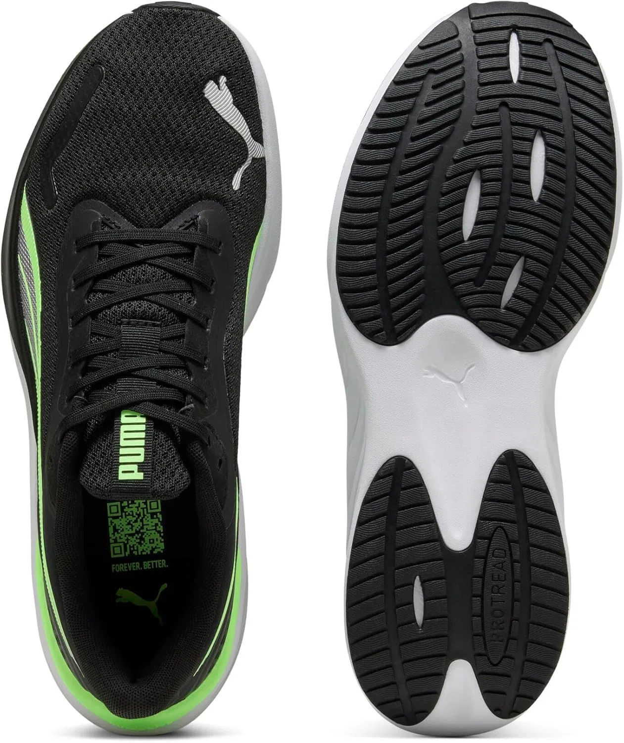 Мужские кроссовки для трейлраннинга PUMA Electrify Nitro, кроссовки для бега Nitro Foam, Puma Black Green Glare — фото 4