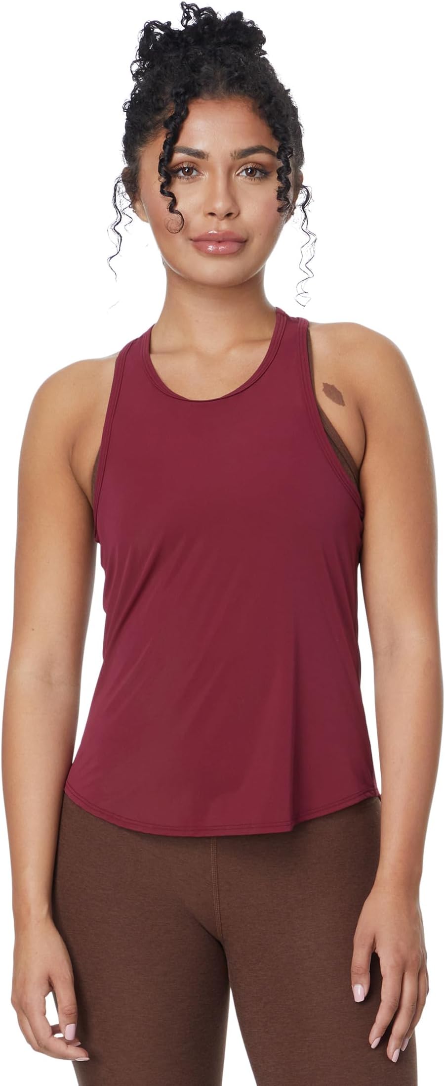 

Топ Beyond Yoga Powerbeyond Lite Resilient Tank, цвет Wine