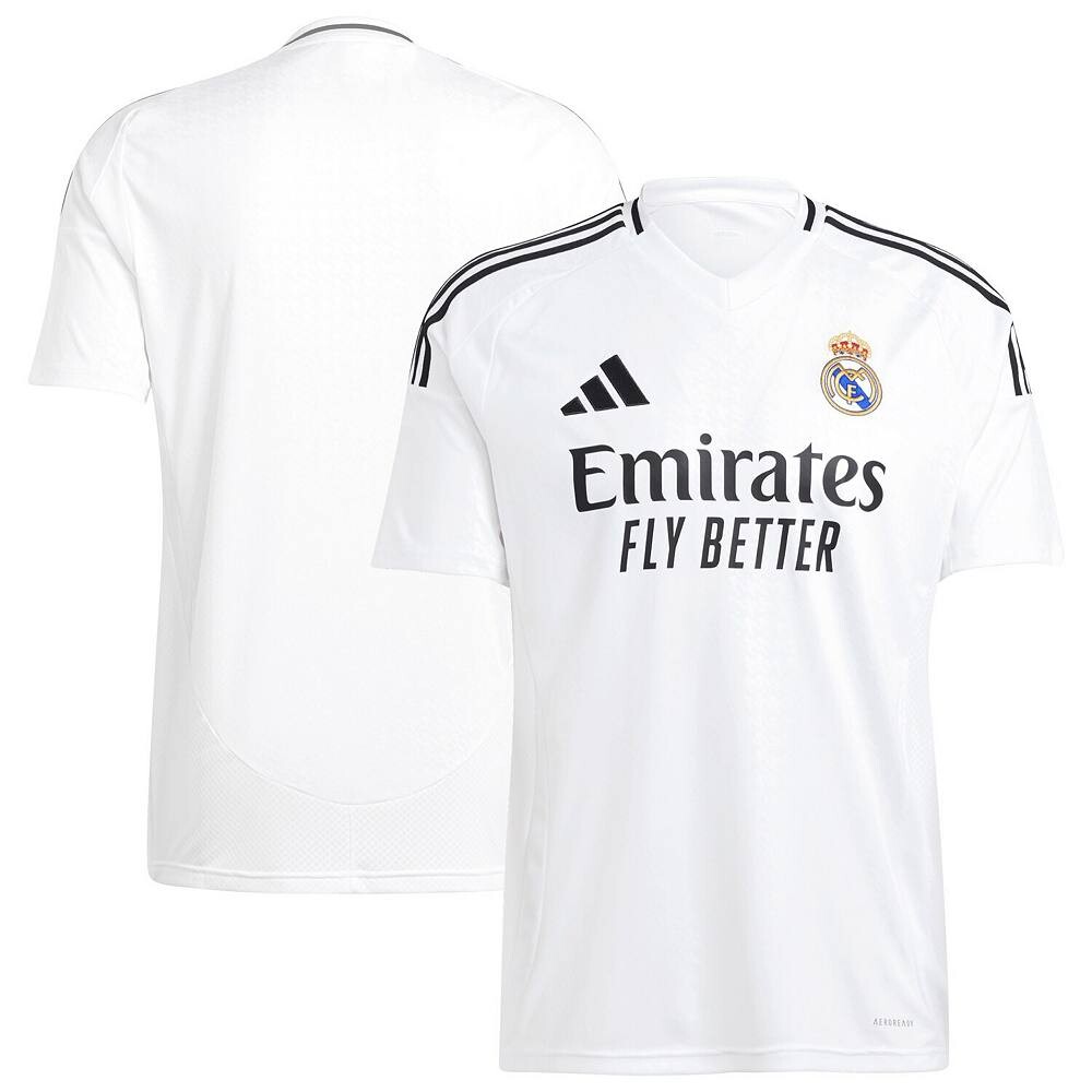 

Мужская белая футболка Adidas Real Madrid 2024/25 Home Replica, цвет Mad White