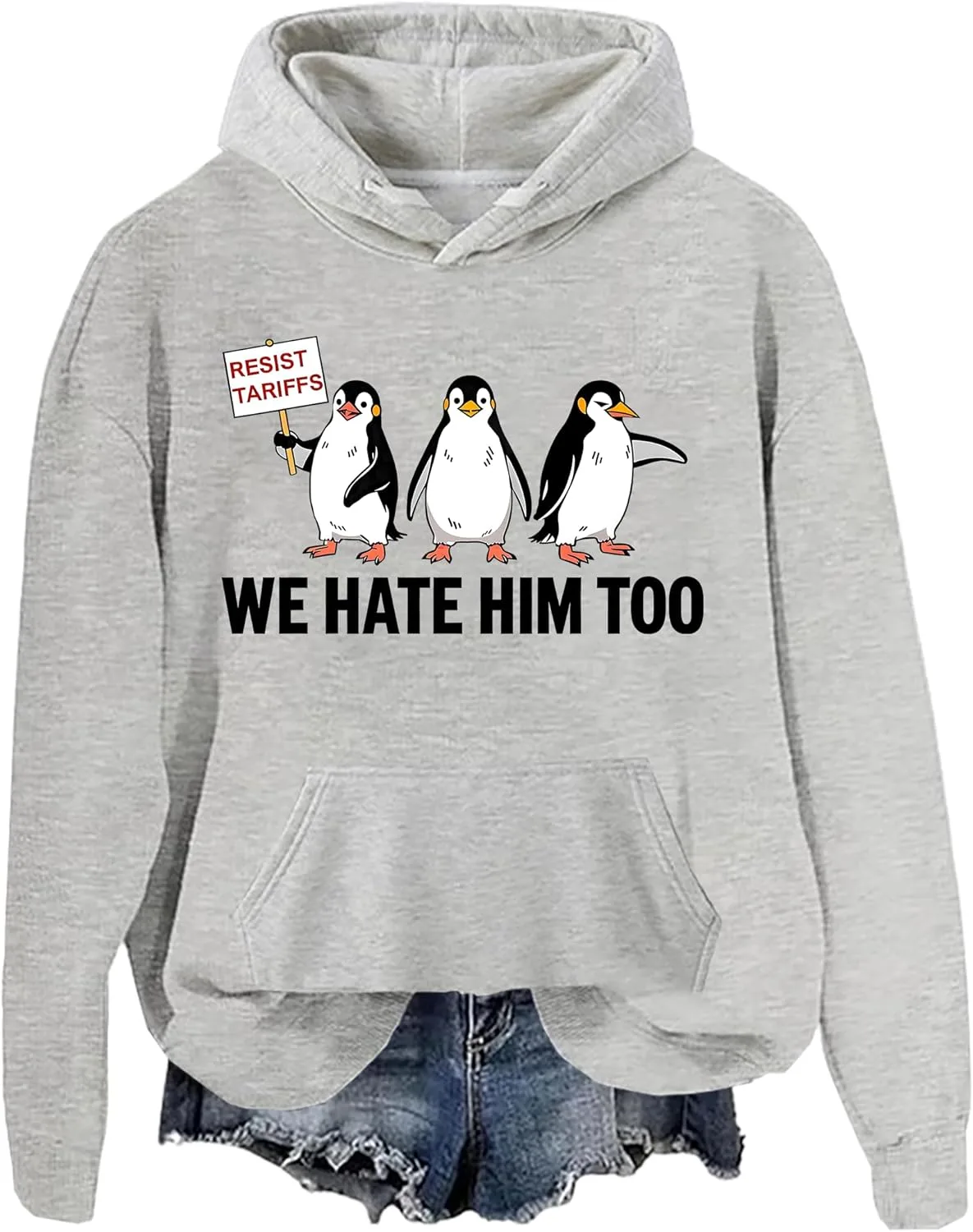 

Толстовка Resist с пингвинами