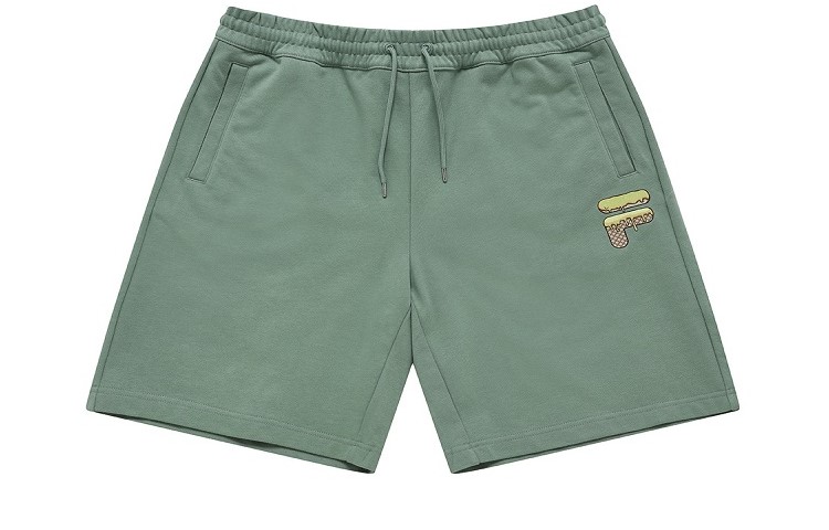 

Футболка Casual Unisex Каменно-серый зеленый FILA FUSION