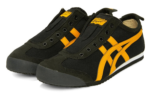 Кроссовки Onitsuka Tiger MEXICO 66 Slip-on Shoes 'Black Tiger Yellow', черный — фото 4