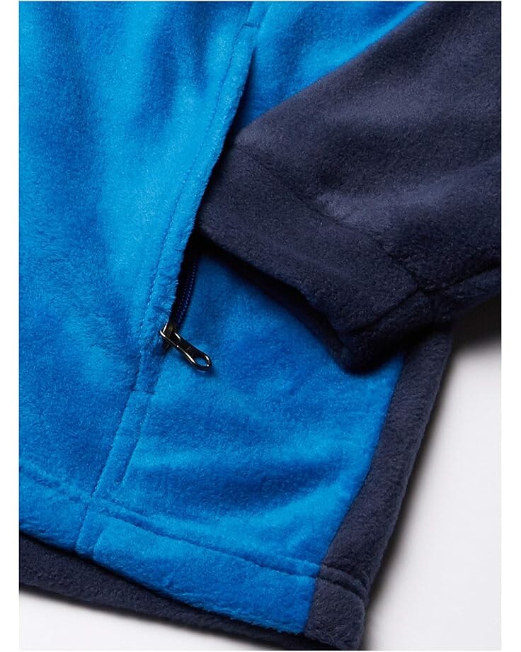 Флис Columbia Kids Steens Mt II Fleece, цвет Bright Indigo/Collegiate Navy — фото 3