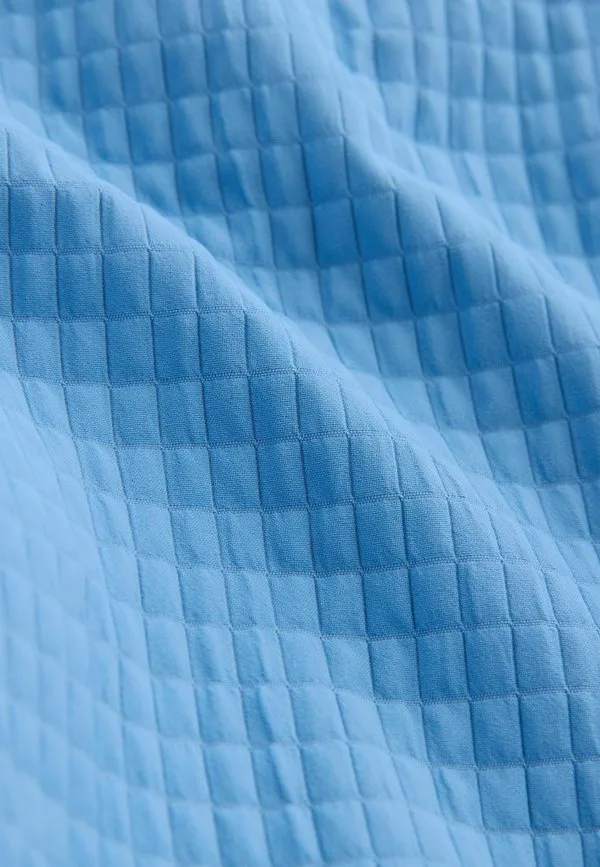 Плавки стандартного кроя с вафельной текстурой Next, Light Blue — фото 4