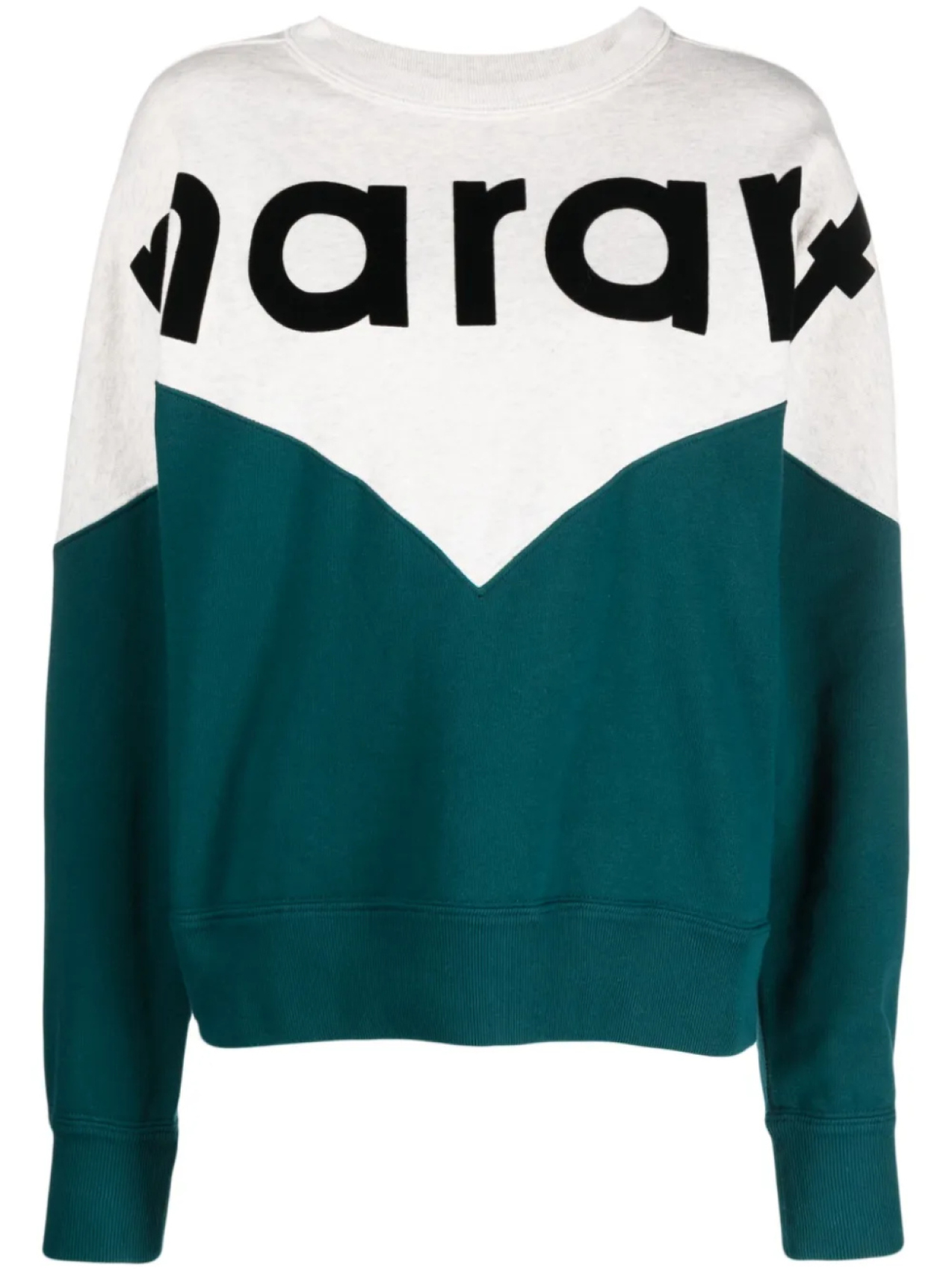 

MARANT ÉTOILE толстовка с логотипом, зеленый