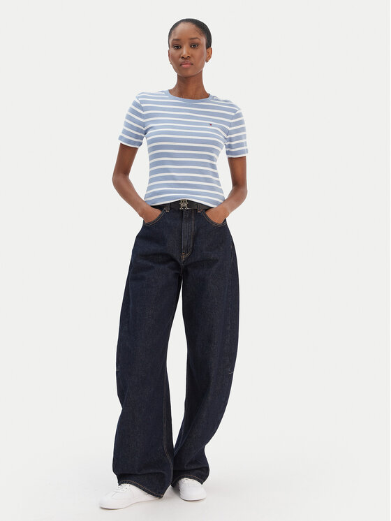 Футболка slim fit New Cody WW0WW40587 Tommy Hilfiger, голубой — фото 2