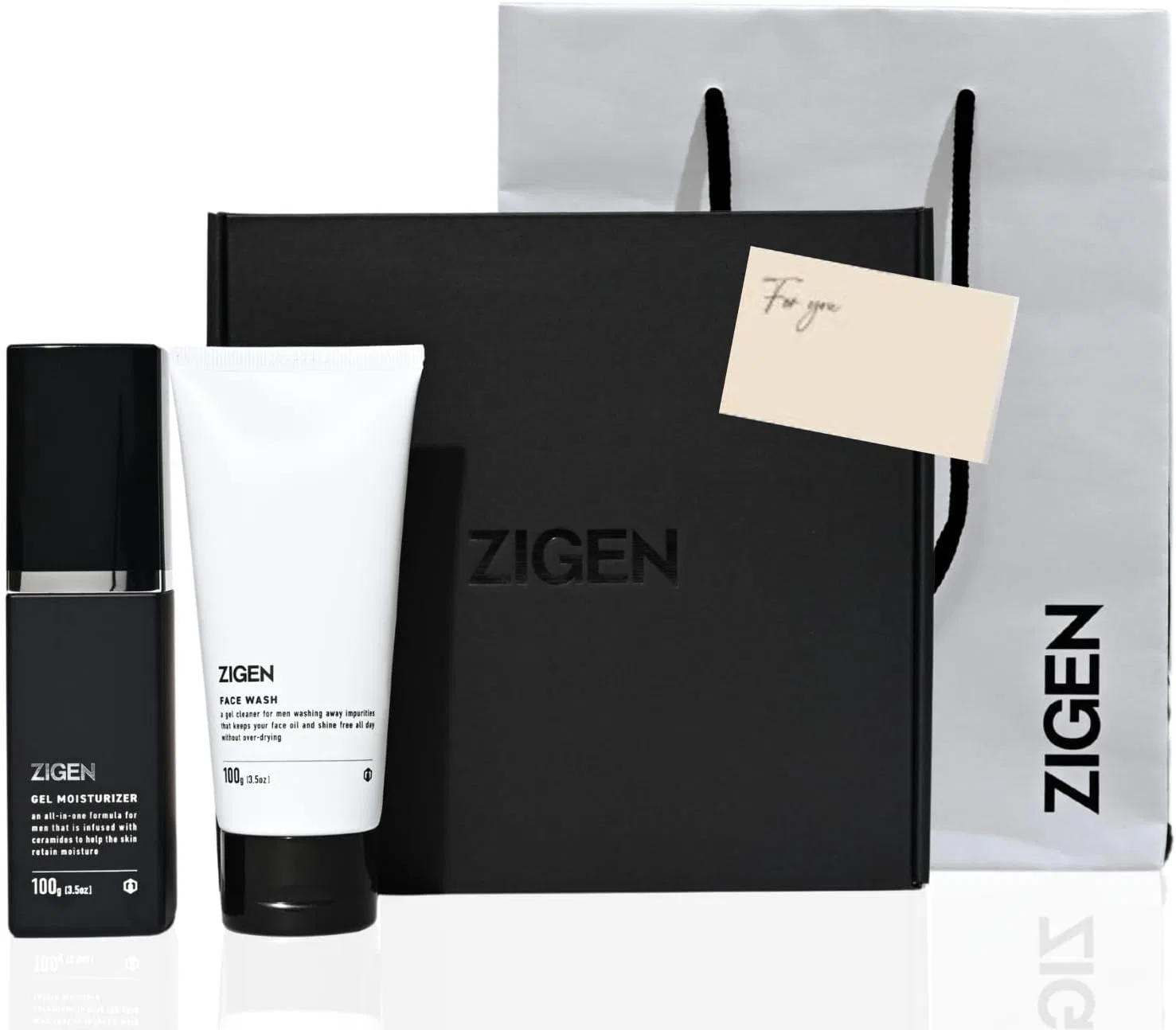Набор для ухода за кожей ZIGEN 2 предмета, 100 г, гель для умывания и увлажняющий гель