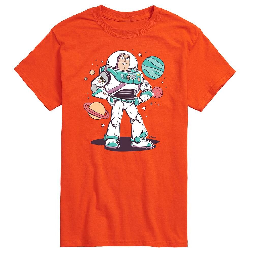 

Мужская футболка с рисунком Disney/Pixar's Toy Story 4 Buzz and Planets Disney / Pixar, оранжевый