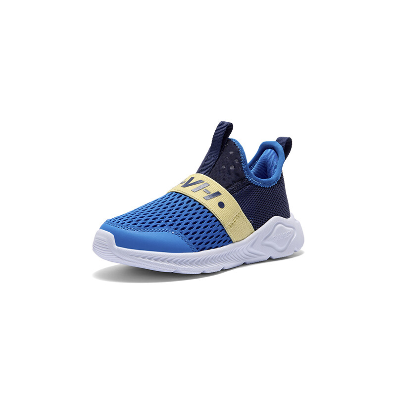 Детские кеды Kids Low-top Yellow 361°Kids, синий/желтый — фото 3