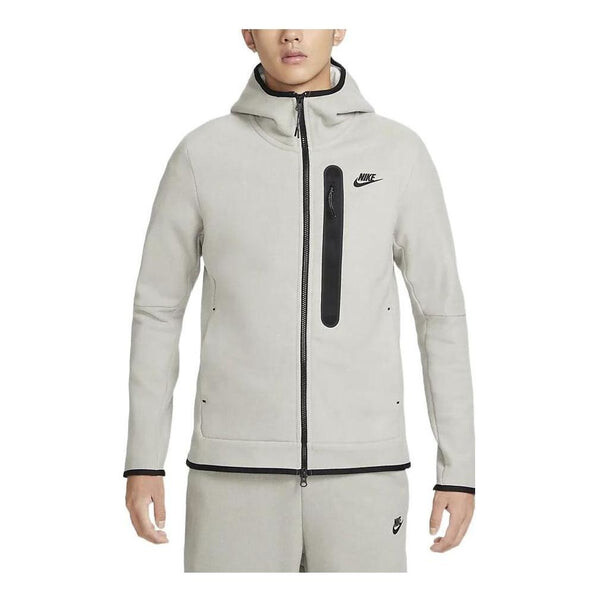 

Толстовка Nike Sportswear Tech Fleece Full-Zip Winterized Hoodie 'Light Grey', серый